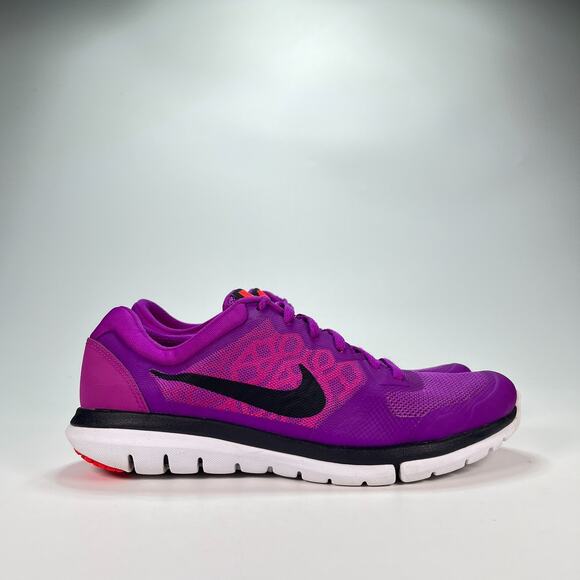 Nike Flex 2015 Run Purple Running Shoes Sneakers 709021-501 Women’s Size 8.5 - Picture 1 of 10
